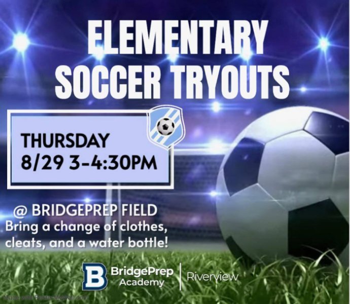 Elementary Soccer Tryouts