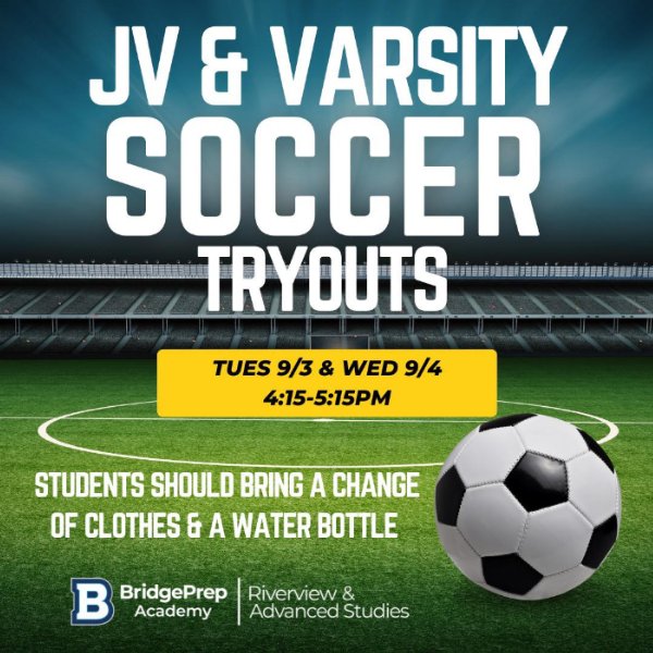 Soccer Tryouts JV & Varsity