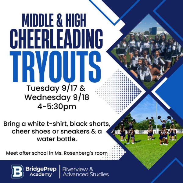 Middle & High Cheerleading Tryouts