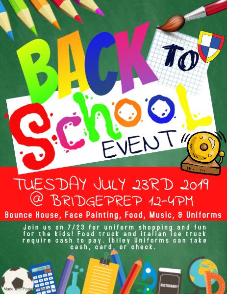 Back to School Event - News and Announcements