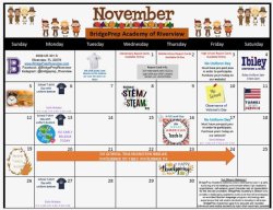 Check out all things happening in November at BridgePrep 