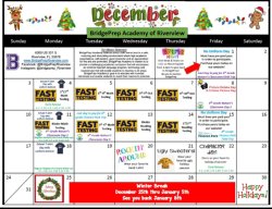 Check out all things happening at BridgePrep in December! 